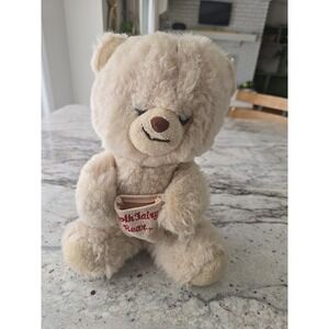 Vintage Carousel by Guy Tooth Fairy Bear Plush Toy Stuffed Animal 10" Beige Gray